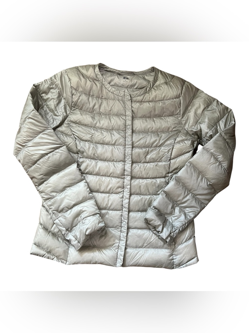 Uniqlo Sage Grey ultra light down jacket